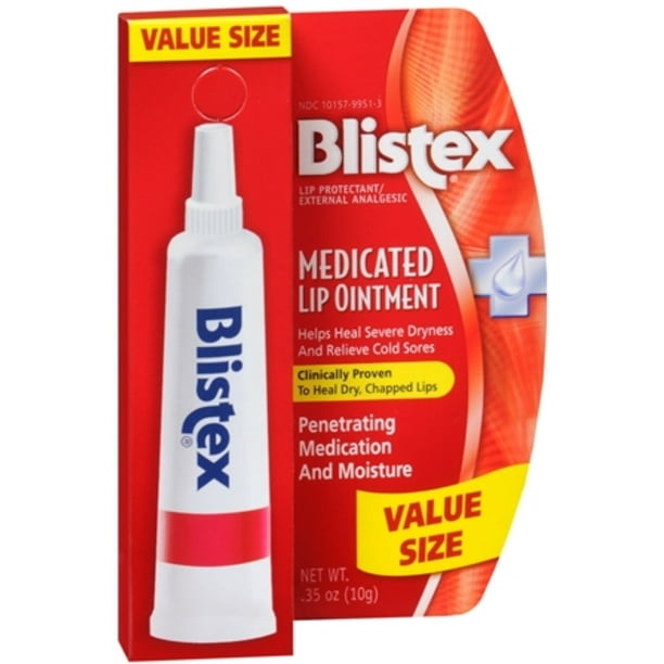 Blistex Lip Ointment Medicated 0.35 oz (Pack of 4) - Walmart.com - Walmart.com Blistex Lip Ointment Medicated 0.35 oz (Pack of 4) - Walmart.com - Walmart.com