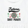 thumbnail image 4 of Inktastic Future Dart Player Game Girls Baby Dress, 4 of 5