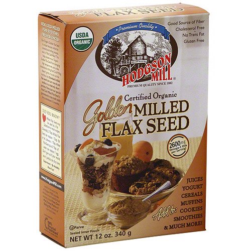 Hodgson Mill Organic Golden Milled Flax Seed, 12 oz (Pack of 6