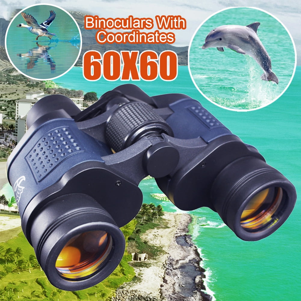 Binoculars 60x60 Zoom Outdoor Travel Compact Folding Telescope Hunting Day/Night 