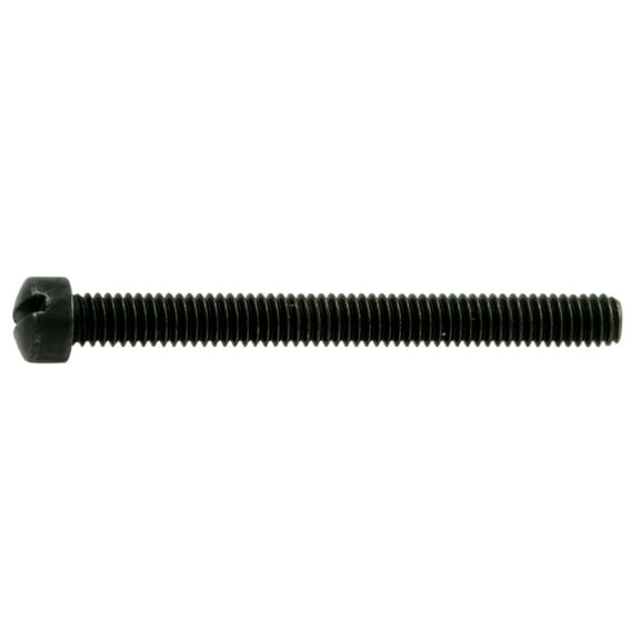 #2-64 x 7/8" Black Oxide Slotted Fillister Head Gun Screws (10 pcs.)