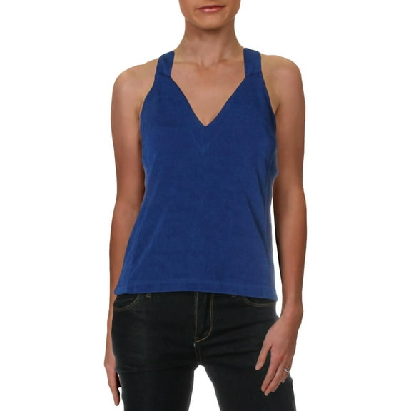 Free People Womens One Call Away Halter Blouse Top