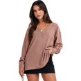 thumbnail image 4 of IMENGL cardigan Col en V Chandail plus Veste, Or m, Taille m-2TG, 4 of 4
