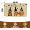 thumbnail image 3 of Fall Door Mat Outdoor Decorative Gnomes Welcome Mat for Front Porch, Non Slip Fall Doormat for Outside Entrance, Autumn Thanksgiving Farmhouse Floor Mats Indoor 17X30 Inch, 3 of 6
