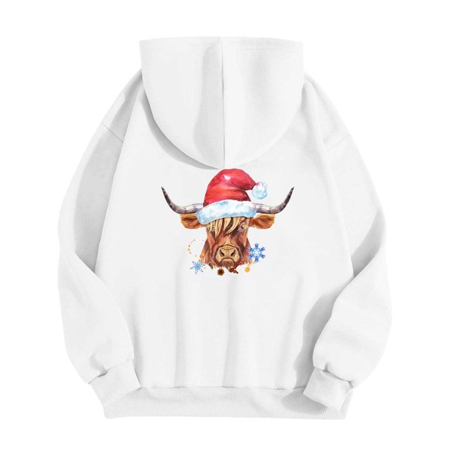 VBARHMQRT Men Hoodie Men's Expl Osive Christmas Collection Hooded Sport Sweatshirt