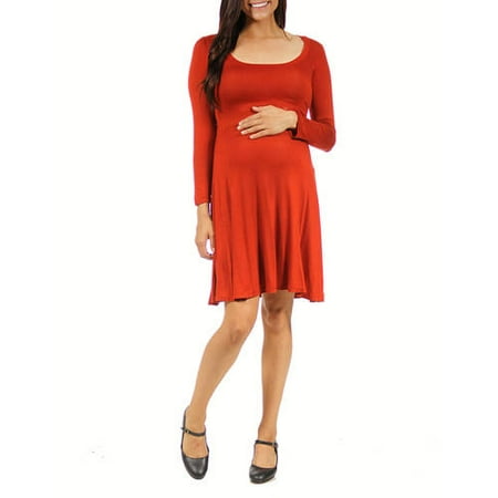 

Women s Long-sleeve Maternity Dress