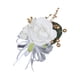 thumbnail image 4 of Ramo de flores de boda, ramo de rosas artificiales, ramo de novia, moda romántica Blanco, 4 of 9