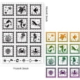 thumbnail image 2 of Sea Animals Clear Rubber Stamps Turtle Whale Mermaid Retro Vintage Reusable Transparent Silicone Stamp Seals for Card Photo Album Crafting Decoration, 2 of 9