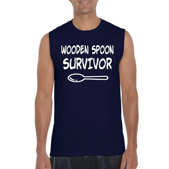 IWPF - Men's Graphic T-Shirt Sleeveless - Wooden Spoon Survivor