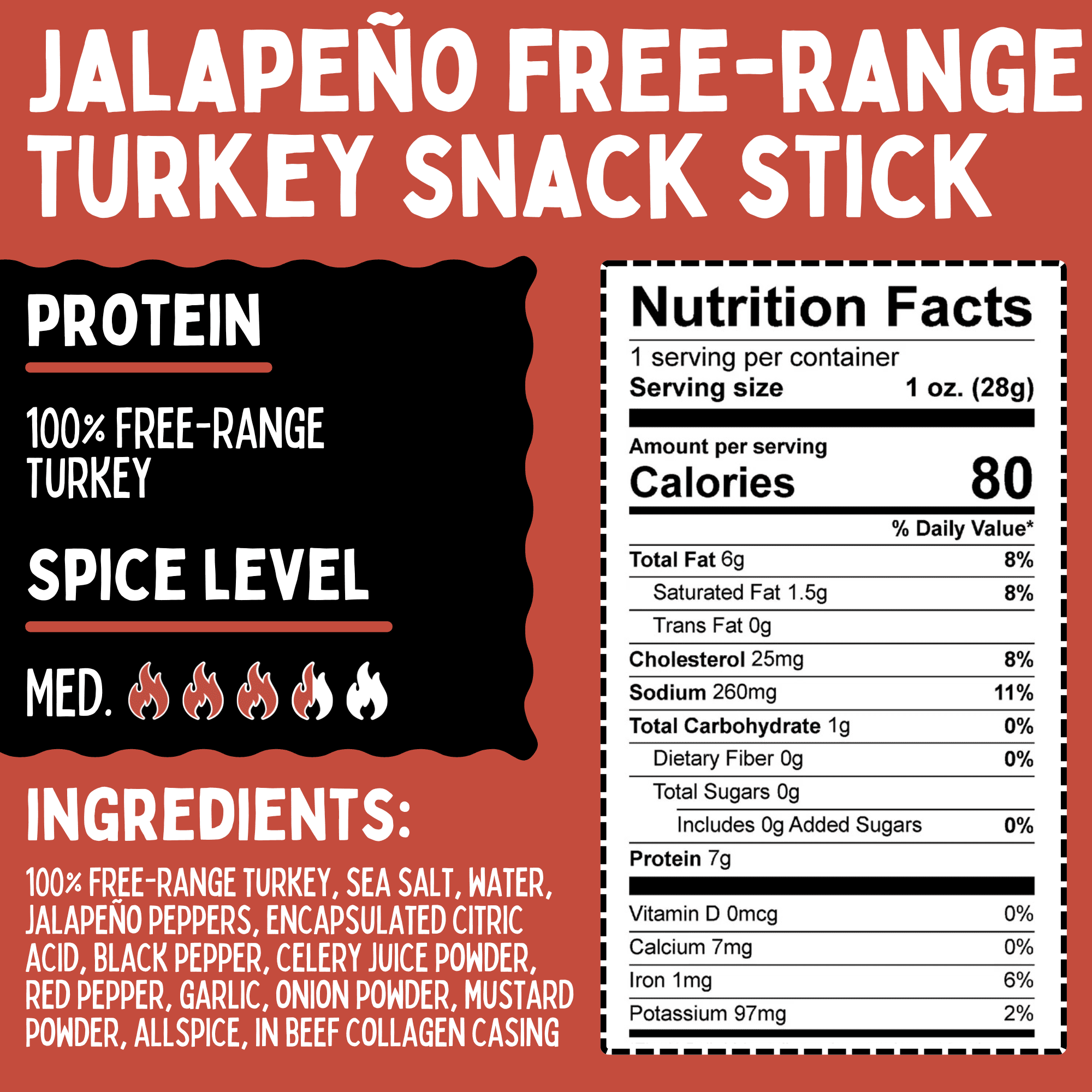Sogo Snacks Turkey Jerky Sticks, Variety Pack, Ketogenic, Low Carb, No Sugar, 24 Count, 1 oz