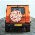 thumbnail image 6 of Susaid Firefighter Icons Print Water Proof Spare Tire Cover Wheel Tire Dust-proof Cover Fit Trailer, RV, SUV and Many Vehicle-14 inch, 6 of 6
