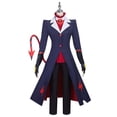 thumbnail image 2 of Disfraz de Anime Helluva Boss Blitzo para fiesta de cosplay, uniforme con cola, traje de Halloween para hombres y mujeres, personalizado, 2 of 5