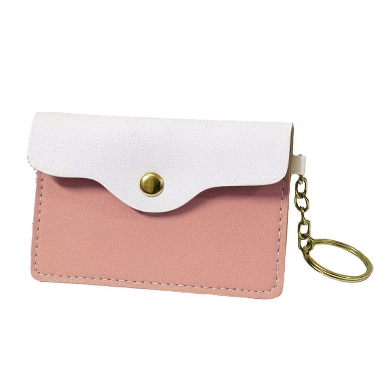 Made to Order Leather Coin Card Pouch Keychain