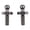 Black, variant on GRIMPEX Marine Snaps Fastener Copper Screws 2 Pack Designed for Canvas Attachment on Boats Truck RV Yacht Covers Suitable for Marine Use Gray