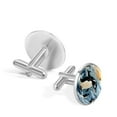 thumbnail image 3 of Penguin Elegant Shirt Cufflinks for Men, Made of Stainless Steel, for Formal Attire, 3 of 6