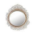 thumbnail image 2 of Enticing Mirror With Polyresin Coral Patterned Frame, White, 2 of 2