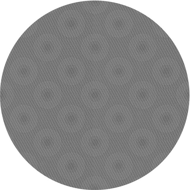 Ahgly Company Tapis Rond Lavable en Machine Intérieur Transitionnel Gris Cendré, 5 Pieds Rond