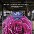 thumbnail image 3 of Bathroom Scale, Highly Accurate Digital Body Scale,Precisely Measures Weight up to 400 lbs-Rose With Drops Of Water, 3 of 4