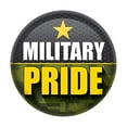 thumbnail image 2 of Military Pride Button, 2 of 3