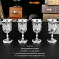 thumbnail image 4 of Retro Cocktail Glass, Polished Elegant 2pcs Vintage Cocktail Glass  For Bar For Home, 4 of 8