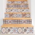 thumbnail image 3 of Clearance! 6pcs Stair Riser Staircase Stickers Mural Wall Tile Decal Self Adhesive, 3 of 4