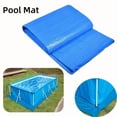 thumbnail image 3 of HLONK 1pc Heavy-Duty Rectangular Pool Cover - Thick Plastic Fabric All-Season Protective Mat  Non-Piercing Design for Indoor/Outdoor Swimming Pools  Debris & Weather Resistant  Mother’s, 3 of 7