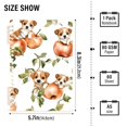 thumbnail image 3 of Haosy Watercolor Dog Leaf Apple Notebooks 1-subject Journal 60 Sheets A5 College Ruled Paper Detachable Ring 8.3"x5.7", 3 of 8