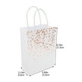 thumbnail image 2 of OULII 12Pcs White Kraft Paper Bags Durable Multipurpose Storage Bags for Snacks and Kitchen Use, 2 of 8