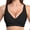 126-Black, variant on Deep V Bras for Women No Underwire Jelly Wireless Push Up Bra Comfortable Bralette Seamless T-Shirt Bras
