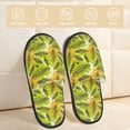 thumbnail image 2 of House Slippers for Women Men - Autumn Harvest Cartoon Corn Lightweight House Shoes Fuzzy Slippers, Soft Slip-On Cozy House Slippers for Woman Indoor Outdoor, 2 of 7