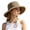 Yellow, variant on Womens Hat Women Leopard Print Adjustable Western Cowboy Sun Hat Hiking White One Size