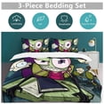 thumbnail image 5 of Invader Zim 3 Pieces Bedding Sets Comfortable Soft Comforter Sets Decoration Bedroom Gifts With 1 Duvet Cover 2 Pillowcases, 5 of 7