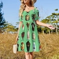 thumbnail image 4 of Vestido de manga corta con diseño TT, vestido de noche de lujo para mujer para boda, vestidos de noche, ropa femenina, 4 of 7