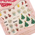 thumbnail image 1 of Nails Art Sticker Merry Christmas 3D Golden Elements Nail tips Christmas nail sticker Wrap Sticker Tips DIY Manicura Stickers Tool, 1 of 7