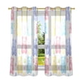 thumbnail image 6 of Yayeee Window Curtains Light Filtering 63"x42" Grommet Panel Pair Home Living Room Decor, Colorful Gummy Bears Pattern, 6 of 7