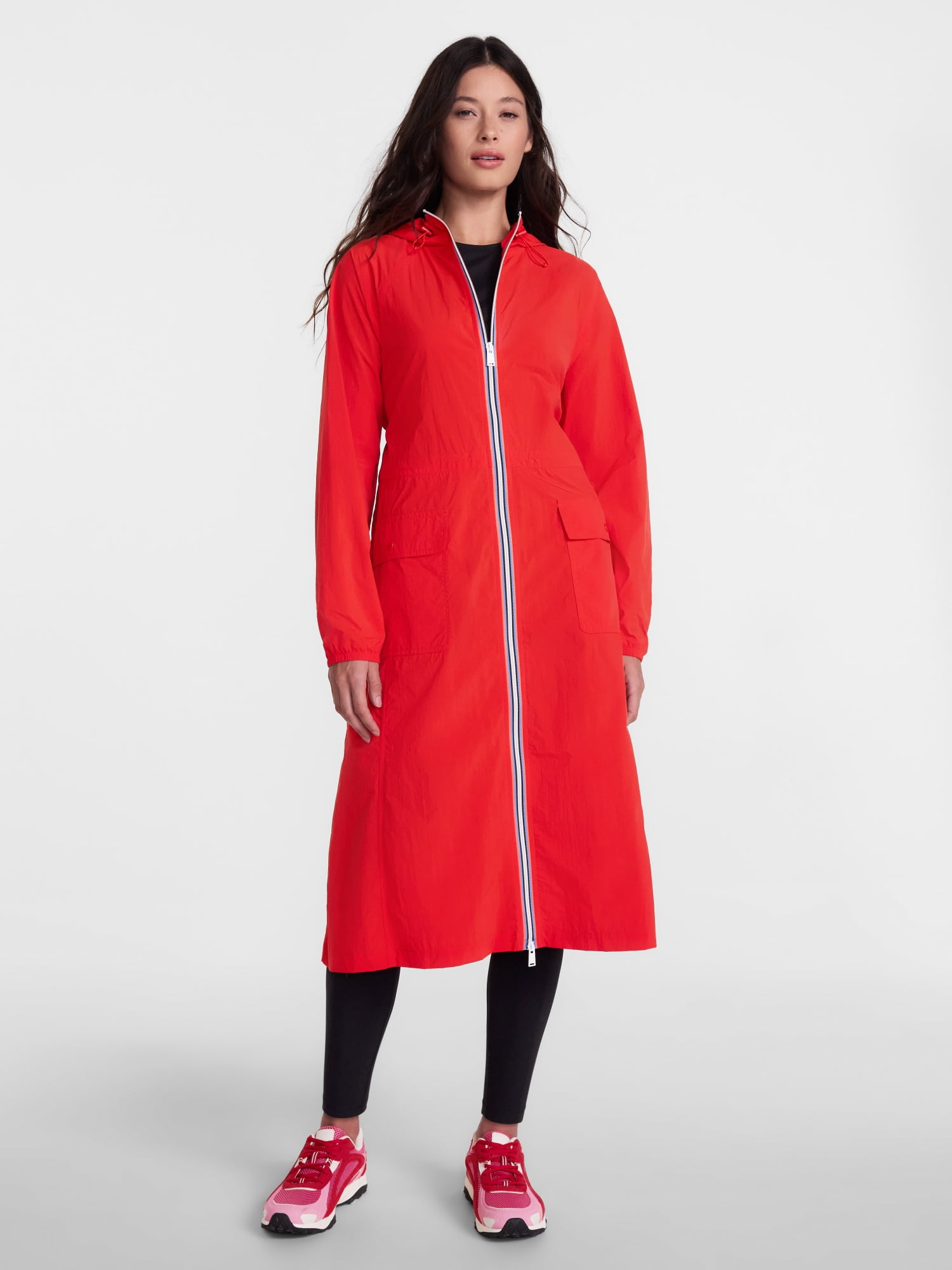Avia Women's Long Nylon Jacket, Sizes XS-XL