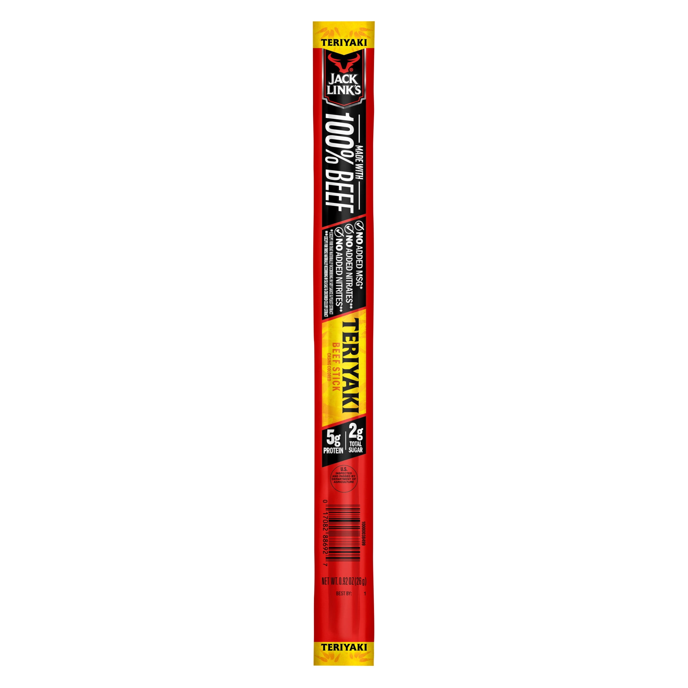 (10 pack) Jack Link's Teriyaki Beef Stick, 0.92 oz
