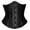 Black, variant on Abomasnow Corset Tops for Women Vintage Strapless Lace-Up Back Underbust Fashion Push Up Bustier Shaperwear Crop Tops on Clearance