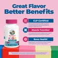 thumbnail image 4 of MaryRuth's Magnesium Gummies for Kids Ages 4+, Muscle Support, Bone Health, Vegan, Gluten-Free, Hibiscus Flavor, 60 Count, 4 of 8