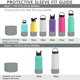 thumbnail image 2 of Funda protectora para tazas, uso diario, antideslizante, creativa, aislamiento térmico, fundas de silicona antigoteo para botellas, 2 of 5