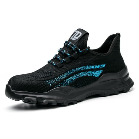 

Steel Toe Work Shoes for Men Nonslip Anti-Pierce Safety Sneakers for Women Lightweight Breathable Industrial Construction Shoes