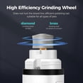 thumbnail image 2 of Pet Nail Grinder Electric Rechargeable Dog Nail Trimmer High Power Fast Grinding Automatic Pet Nail Grinder 3 Speeds, 2 of 5