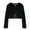 Black-L, variant on Color Shawl Large Collar Plush Shawl Winter Coat Artificial Furs Wedding for Travel and Everyday Wear