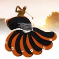 thumbnail image 1 of Housses de Tête de Club de Golf, Ensemble de Housses de Tête de Club de Golf pour Protection Rouge, Orange, 1 of 7