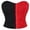 Red, variant on Corsets Top for Women Lace up Boned Overbust Corset Bustier Tops Floral Vintage Corsets Shapewear