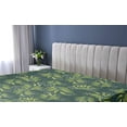 thumbnail image 5 of Ambesonne Fern Leaves Fitted Sheet, Leafy Jungle Pattern, Full Size, Lime Green Forest Green, 5 of 5