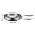 thumbnail image 2 of Titanium Non Stick Frying Pan For Effortless Cooking And Easy Cleaning Durable Kitchen Cookware Designed For Everyday Use With Advanced Coating, 2 of 3