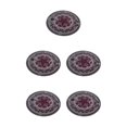 thumbnail image 1 of ZheElen Cartoon Rug - Classic Style Easy To Clean Non-toxic Anti-skid Particles Safe Round Carpet White Line Starts 60cm 5Set, 1 of 6