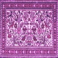 thumbnail image 1 of Ahgly Company Indoor Square Persian Purple Traditional Area Rugs, 3' Square, 1 of 4