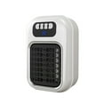 thumbnail image 2 of YiJuHui 1pcs Portable Mini Heater with Tip-Over & Overheat Protection, 600W Fast Heating, 12H Timer, Wall Mountable, Quiet Office Home Use, Energy Efficient Thermostat, 2 of 5